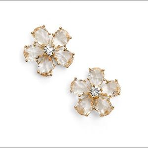 Kate Spade in full bloom statement stud earrings